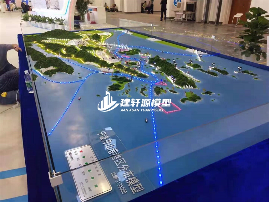 潮州地形地貌模型