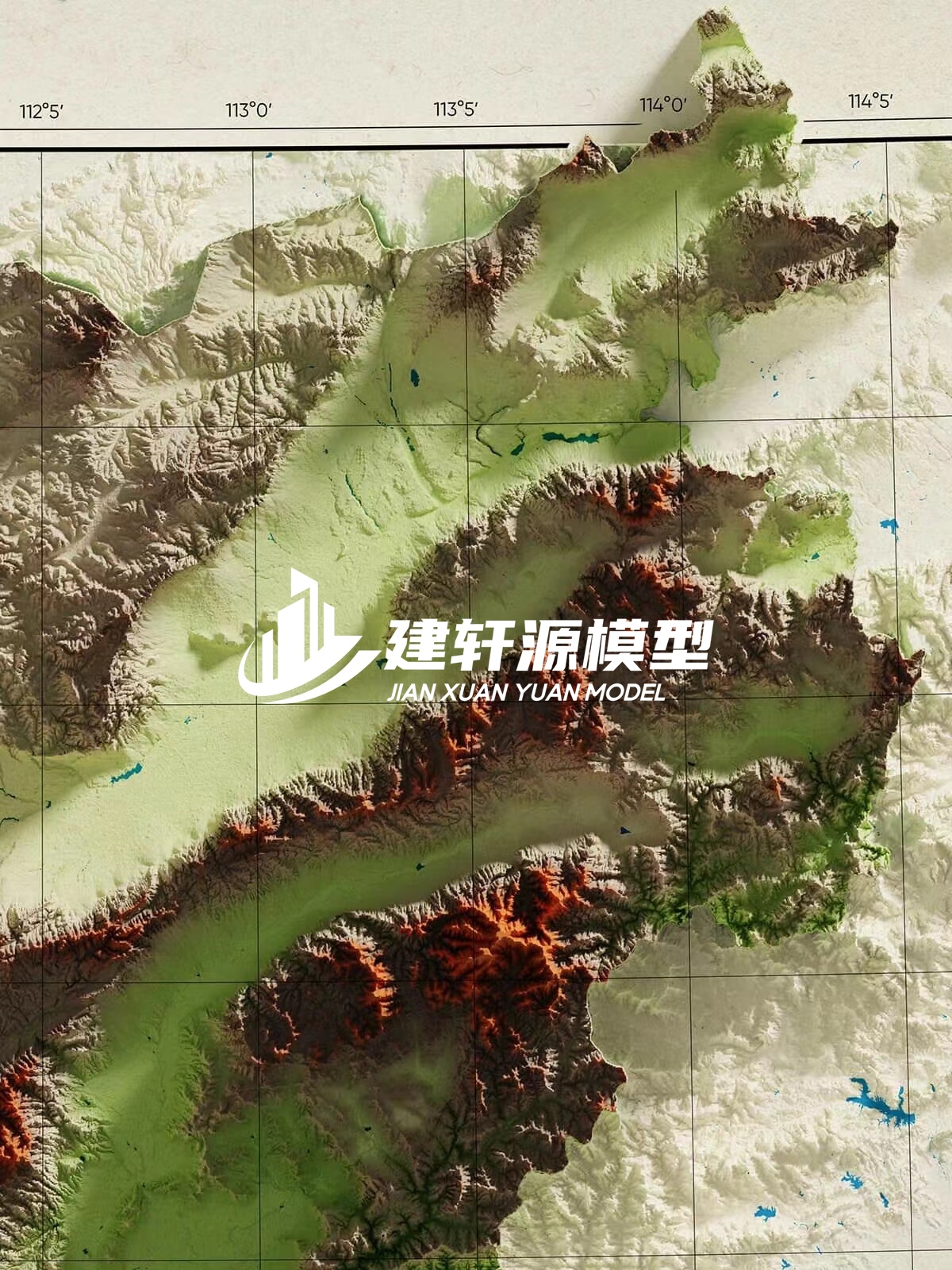 潮州地形模型制作