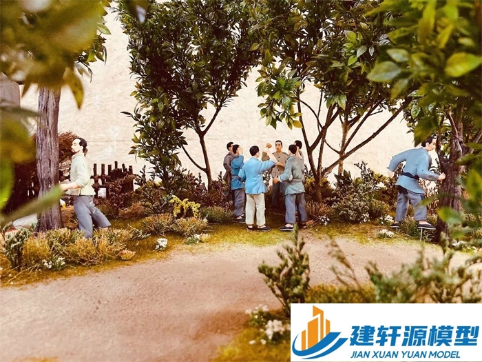 潮州径山·中共临余工委建立场景模型