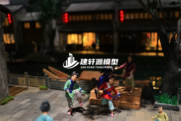 潮州京杭大运河博物馆·北新夜市场景模型